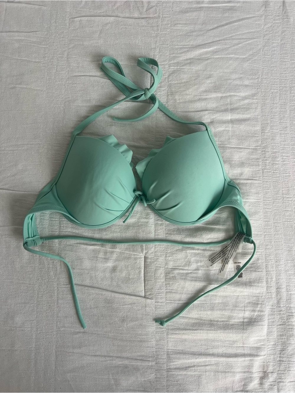 Victoria's Secret Mint Halter Bikini Top